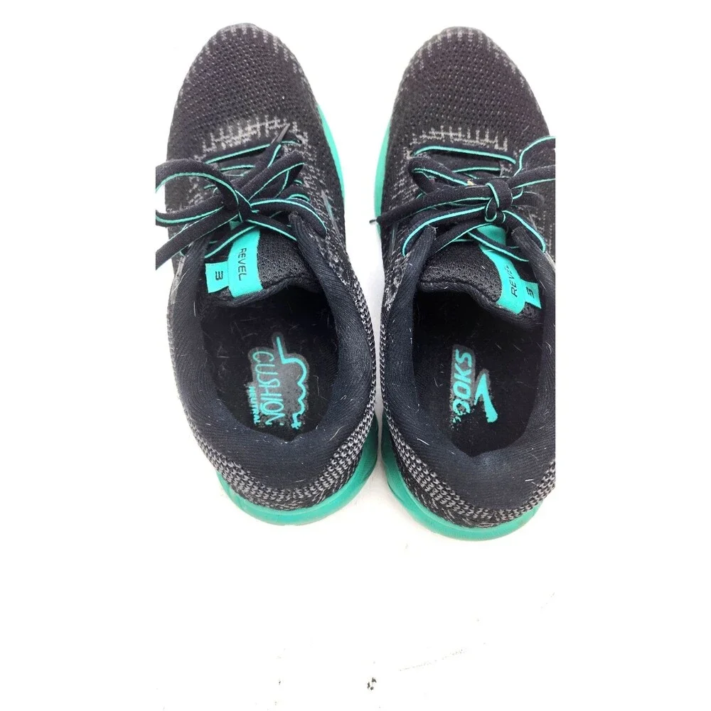 Brooks Revel 3 Running Shoes Women’s Size 8.5 Black and Green